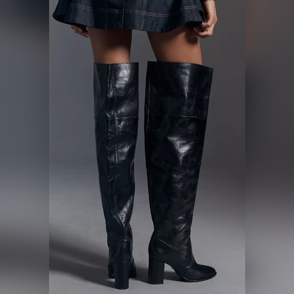 SCHUTZ Shoes - NIB Schutz Terrance Over-The-Knee Block Boots, Size 5B